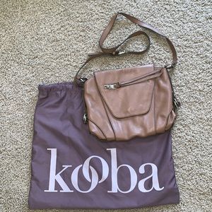 Brown leather Kooba Satchel Purse